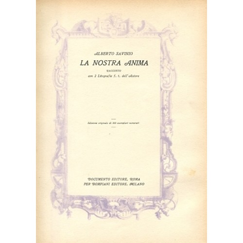 Alberto Savinio, La Nostra Anima