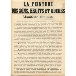 Carlo Carrà - La Peinture des Sons, Bruits et Odeurs